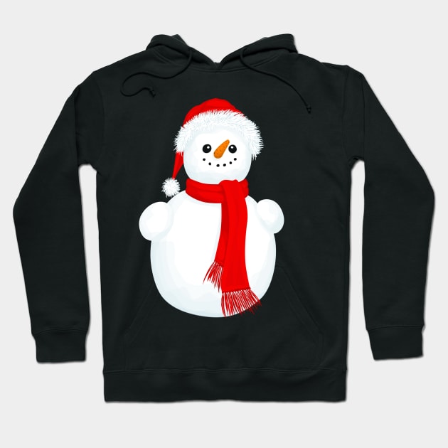 Snowman Hoodie by katerinamk